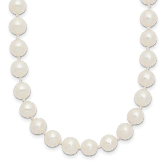 14k Yellow Gold 6-7mm White Freshwater Cultured Pearl 28 inch Necklace