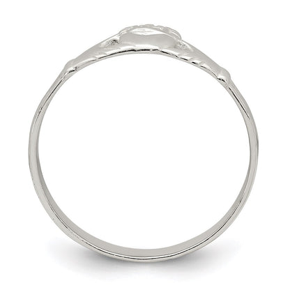 Sterling Silver Claddagh Ring Size 6