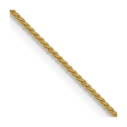 14k Yellow Gold 30 inch .85mm Spiga with Spring Ring Clasp Chain