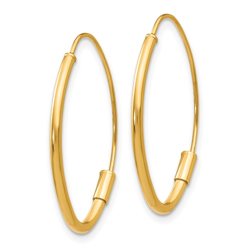 14k Yellow Gold Wire Threader Stud Earrings Gift for Women