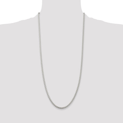 Sterling Silver 3mm Round Spiga Chain