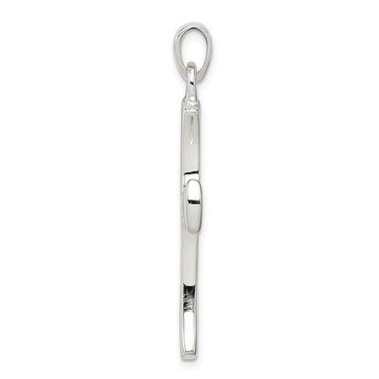 Sterling Silver Cross Pendant Holiday Gift for Women