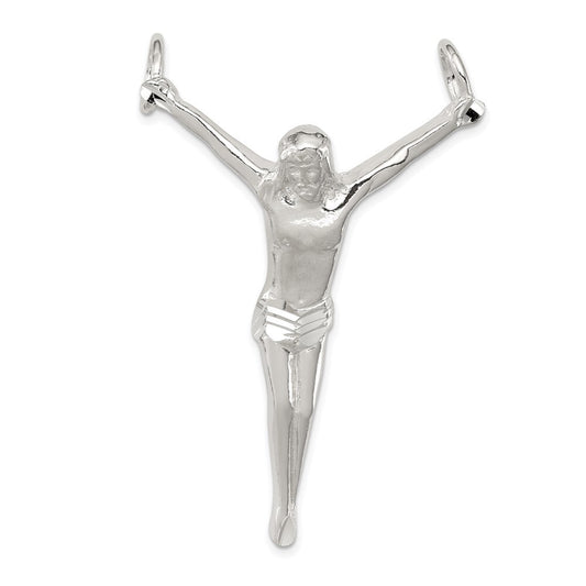 Sterling Silver Corpus (Crucified Christ) Pendant Holiday Gift for Women