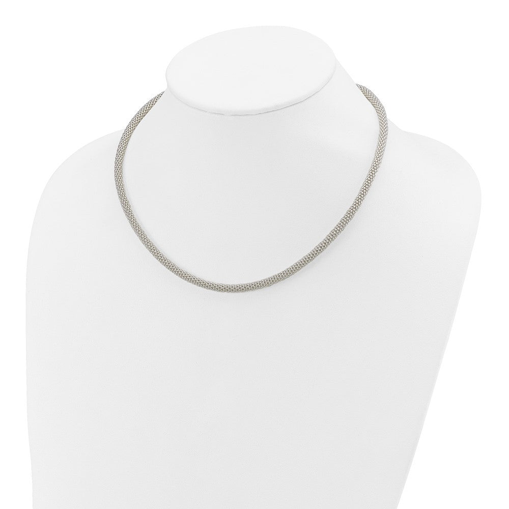 Sterling Silver 4.5mm Corona Chain Necklace