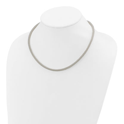 Sterling Silver 4.5mm Corona Chain Necklace