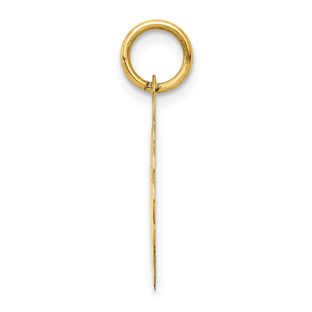14k Yellow Gold My Confirmation Charm Pendant for Women
