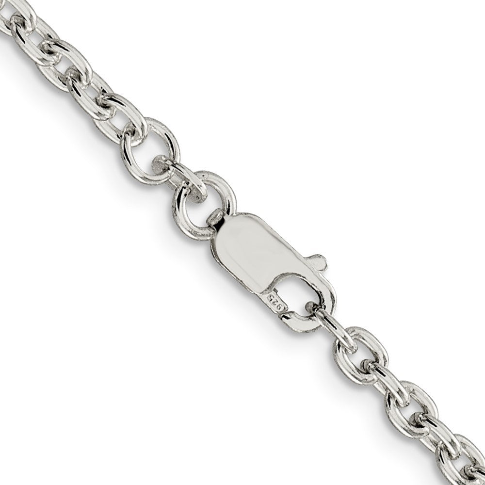 Sterling Silver 3.5mm Cable Chain Necklace