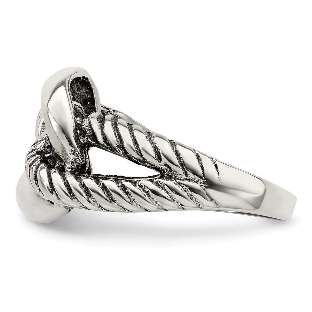Sterling Silver Antiqued Ring Size 8