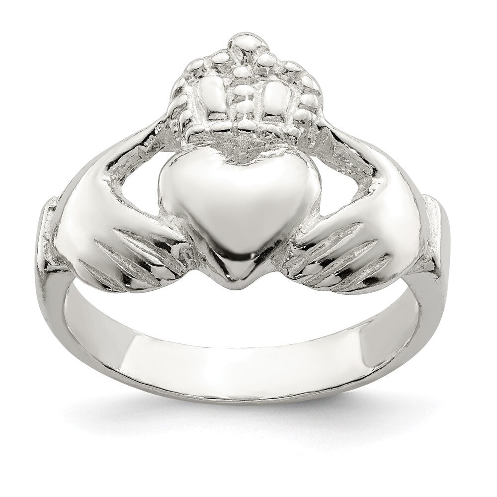 Sterling Silver Claddagh Ring Size 7