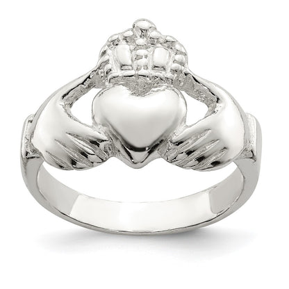 Sterling Silver Claddagh Ring Size 7