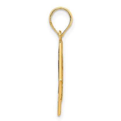 14k Yellow Gold Fancy Celtic Knot Pendant for Women