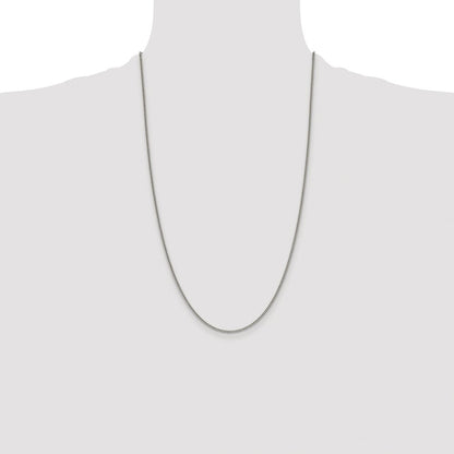 Sterling Silver Rhodium-plated 1.75mm Curb Chain