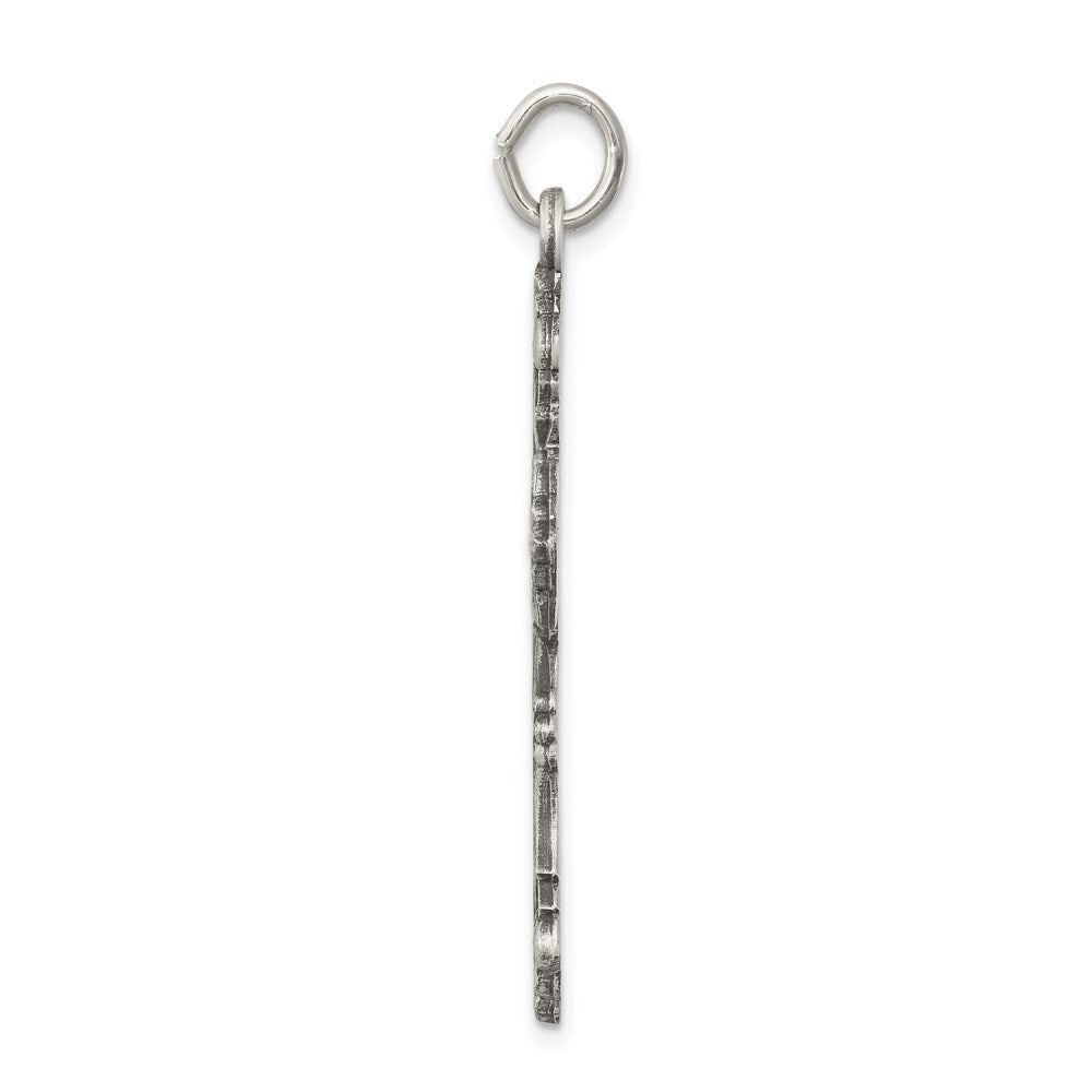 Sterling Silver Antiqued Cross Pendant Holiday Gift for Women