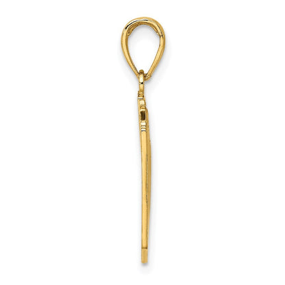 14k Yellow Gold Pittsburgh Skyline Charm