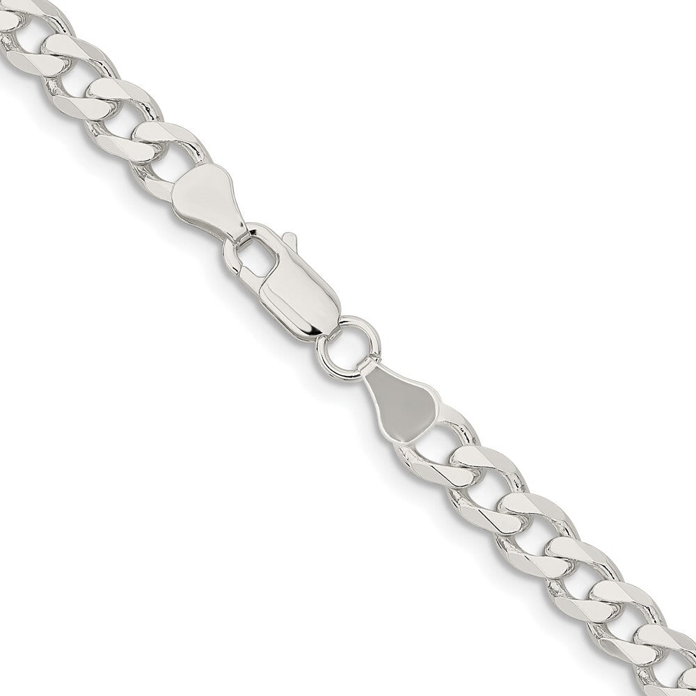 Sterling Silver 6.5mm Curb Chain