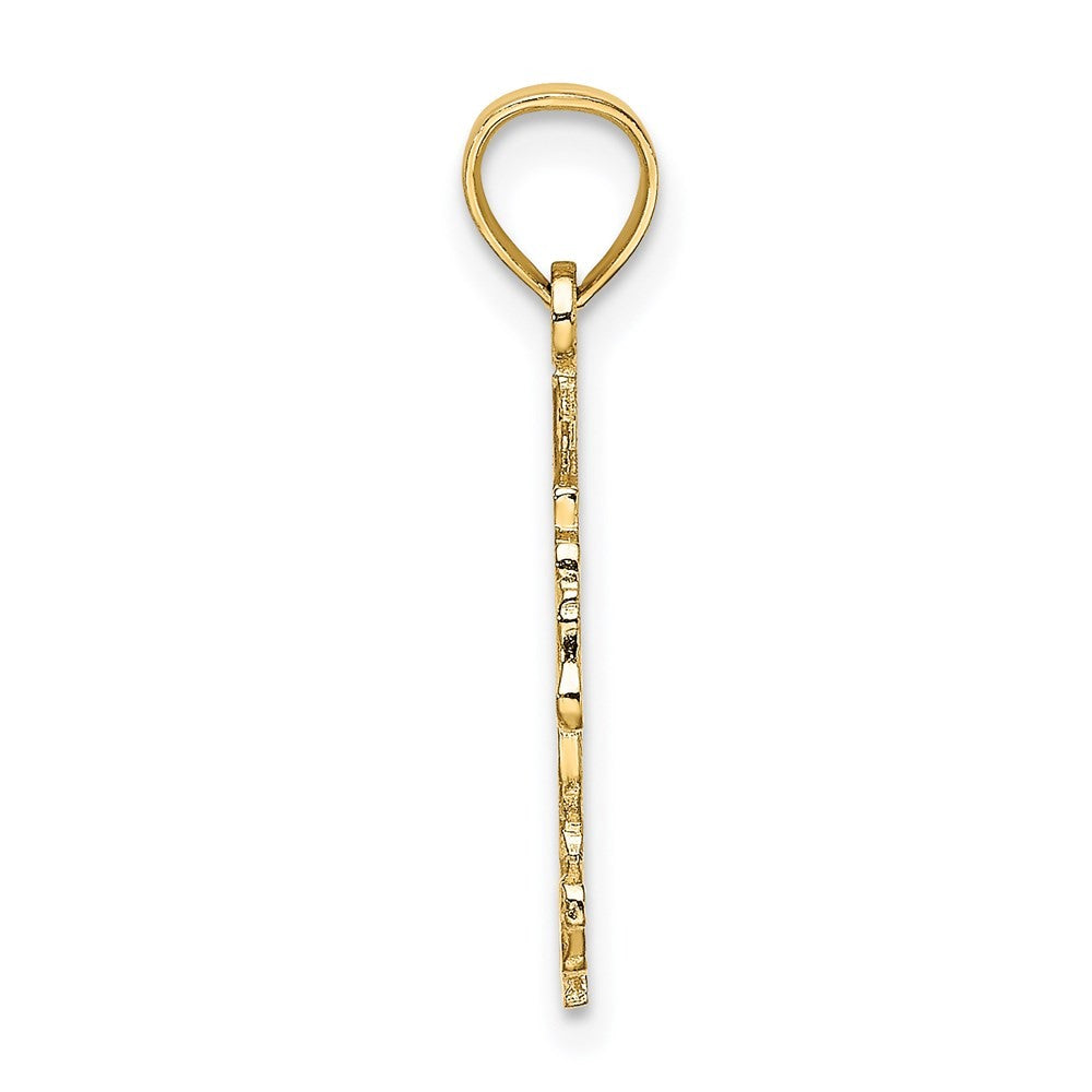 14k Yellow Gold Carousel Horse Charm