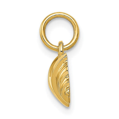 14k Yellow Gold Barbell Charm