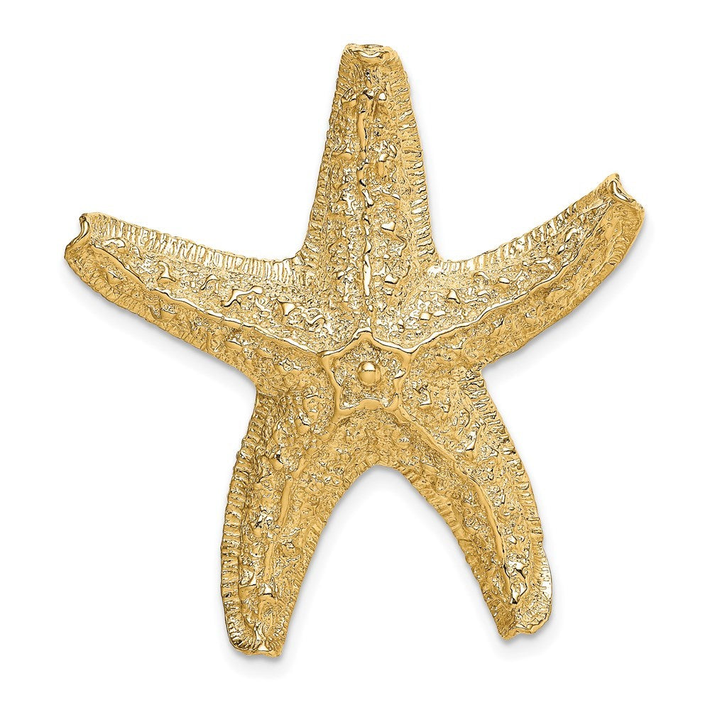 14k Yellow Gold Starfish Slide