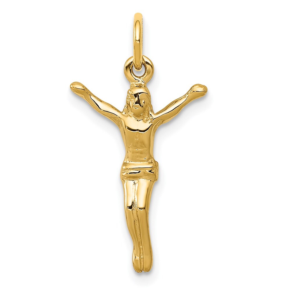 14k Yellow Gold Corpus Charm Pendant for Women
