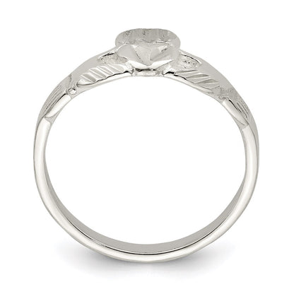 Sterling Silver Claddagh Ring Size 6