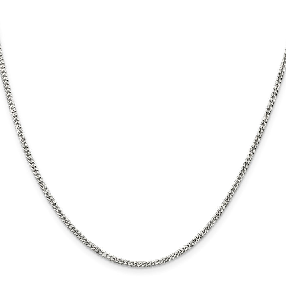 Sterling Silver 2mm Curb Chain Necklace