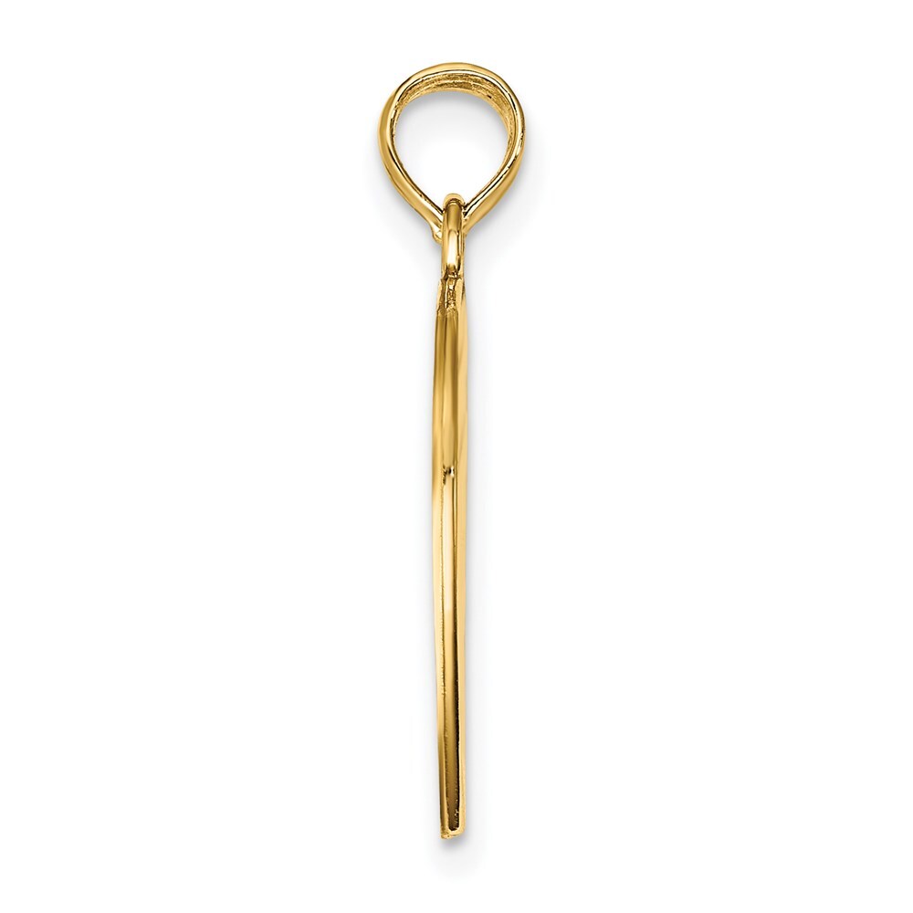 14k Yellow Gold BEST FRIENDS Break-a-part Heart Charm Pendant for Women