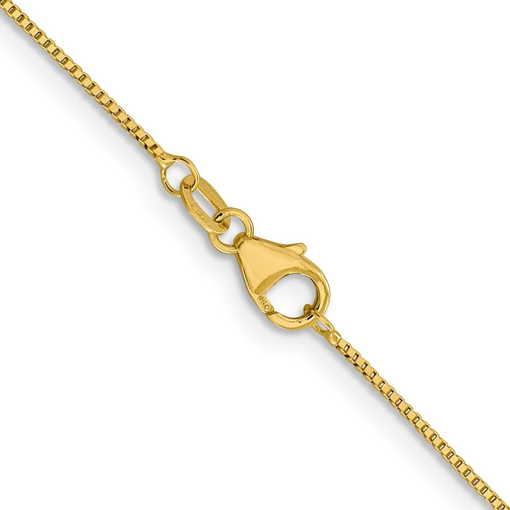18K Yellow Gold 16 inch .7mm Box Chain Necklace