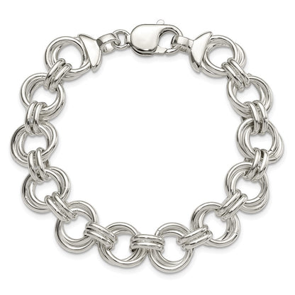 Sterling Silver Fancy Link Bracelet