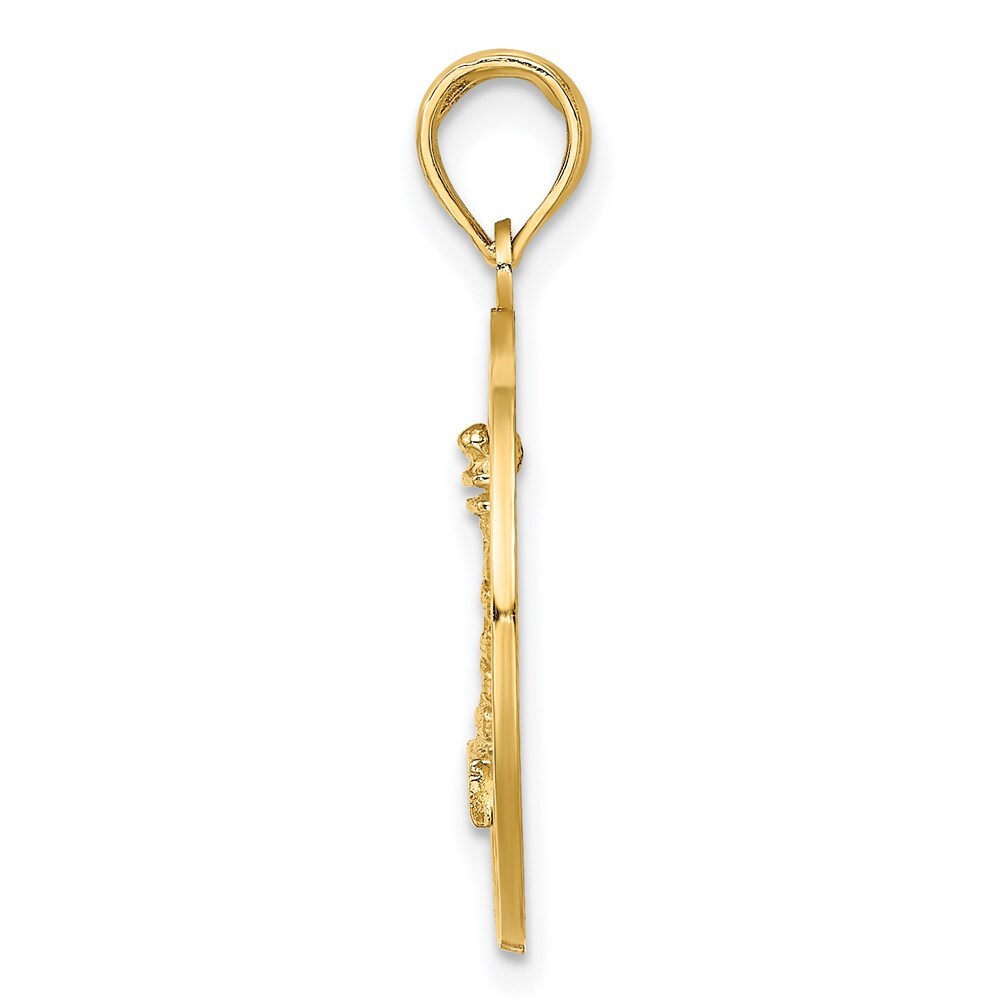 14k Yellow Gold SAINT AUGUSTINE Lighthouse Circle Charm