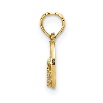 14k Yellow Gold CAPE COD Map Charm