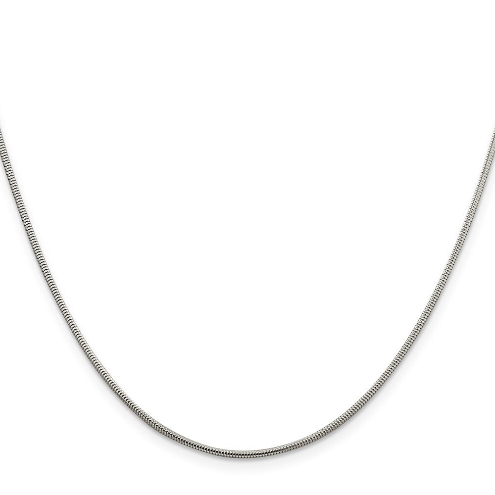 Sterling Silver 1.5mm Round Snake Chain