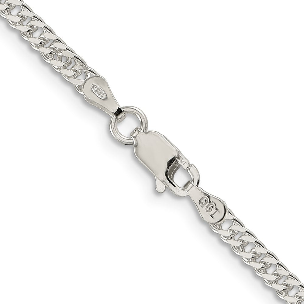 Sterling Silver 3.3mm Rambo Chain Necklace