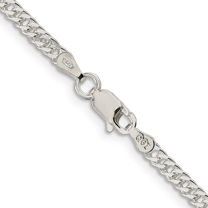 Sterling Silver 3.3mm Rambo Chain Necklace