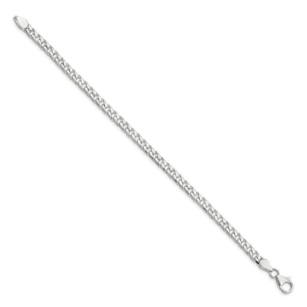 Sterling Silver Polished 5mm Curb Chain Bracelet