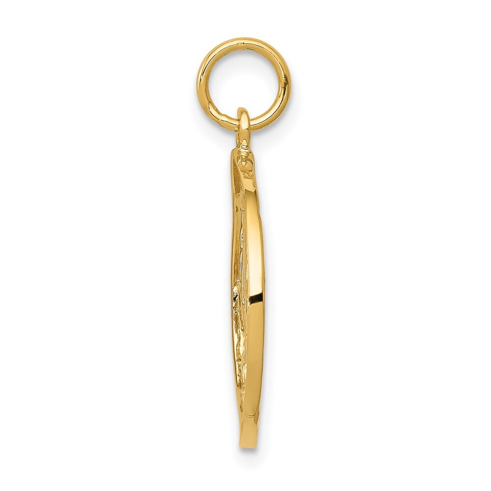 14k Yellow Gold NEW YORK Skyline Charm Pendant for Women