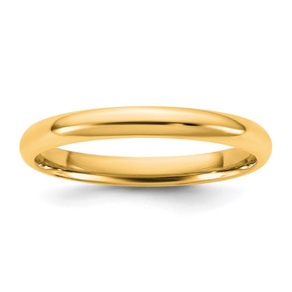 14K Yellow Gold 2.5mm LTW Comfort Fit Band Size 7