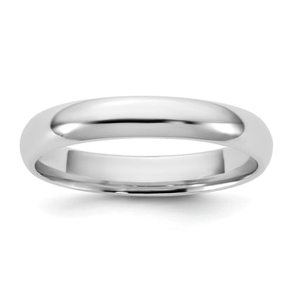 14k White Gold 3.5mm LTW Comfort Fit Band Size 6