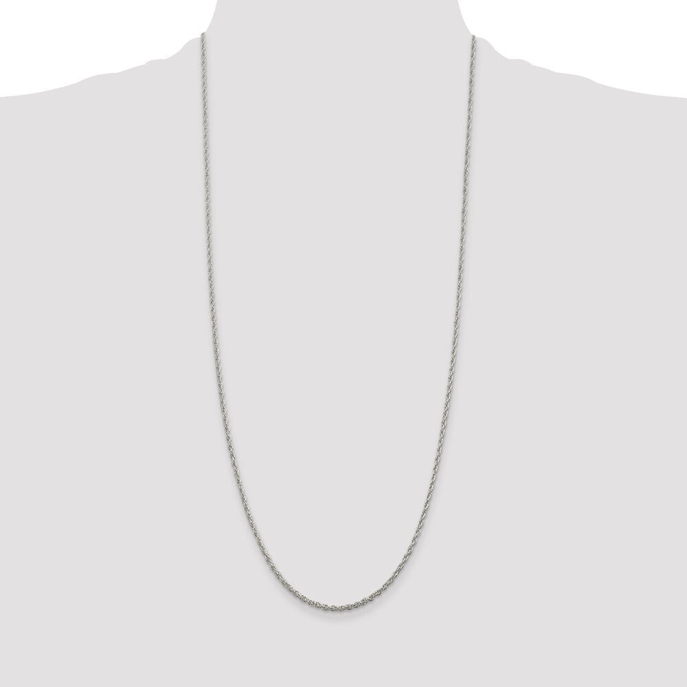 Sterling Silver 2mm Loose Rope Chain