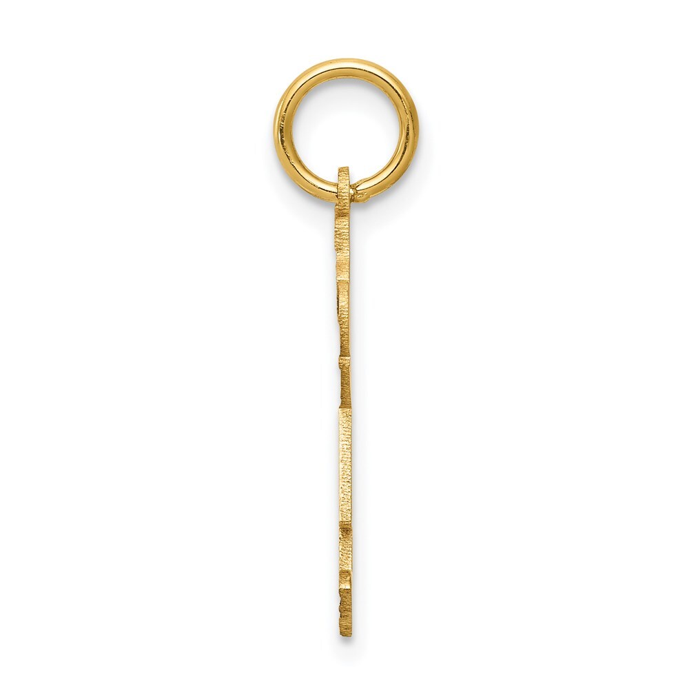 14k Yellow Gold Kid Charm Pendant for Women