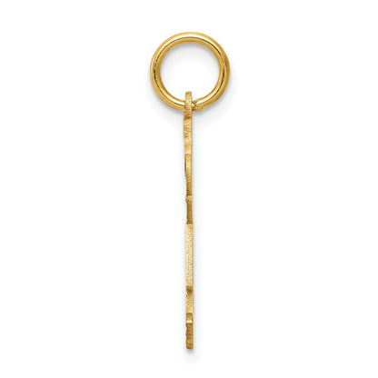 14k Yellow Gold Kid Charm Pendant for Women