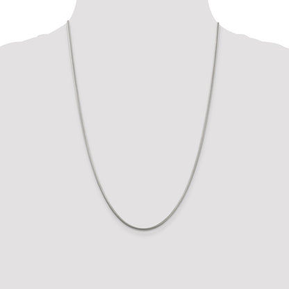 Sterling Silver 2mm Round Snake Chain