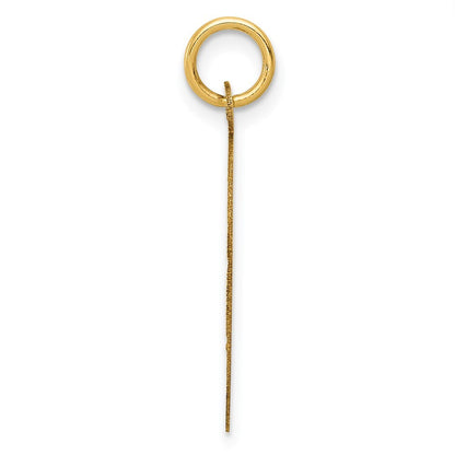 14k Yellow Gold A DATE TO REMEMBER Disc Charm