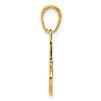 14k Yellow Gold #1 NANA Charm Pendant for Women