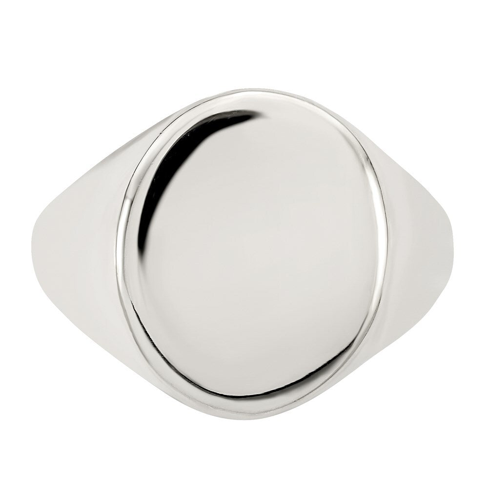 Sterling Silver Signet Ring Size 7