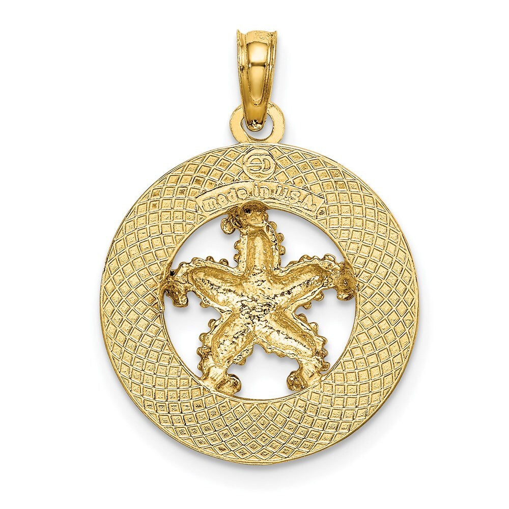 14k Yellow Gold BOOTHBAY HARBOR Starfish Charm Pendant for Women