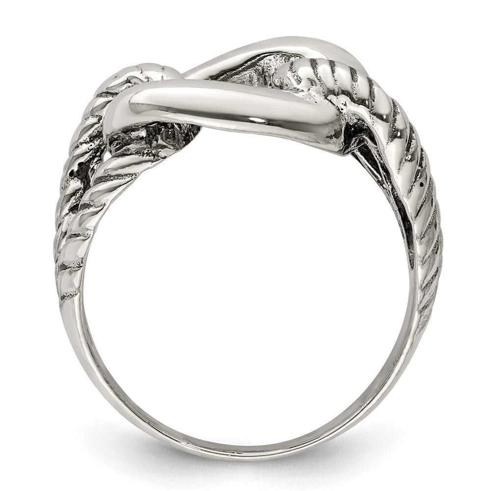 Sterling Silver Antiqued Ring Size 8