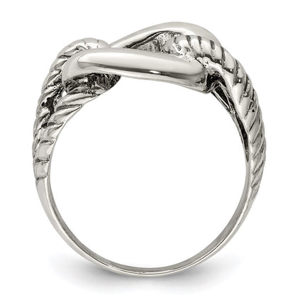 Sterling Silver Antiqued Ring Size 8
