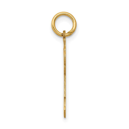 14k Yellow Gold Kid Charm Pendant for Women