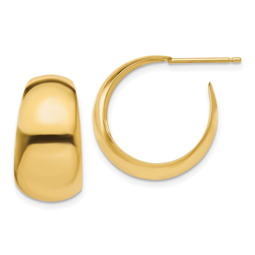 14k Yellow Gold Small Hoop Earrings