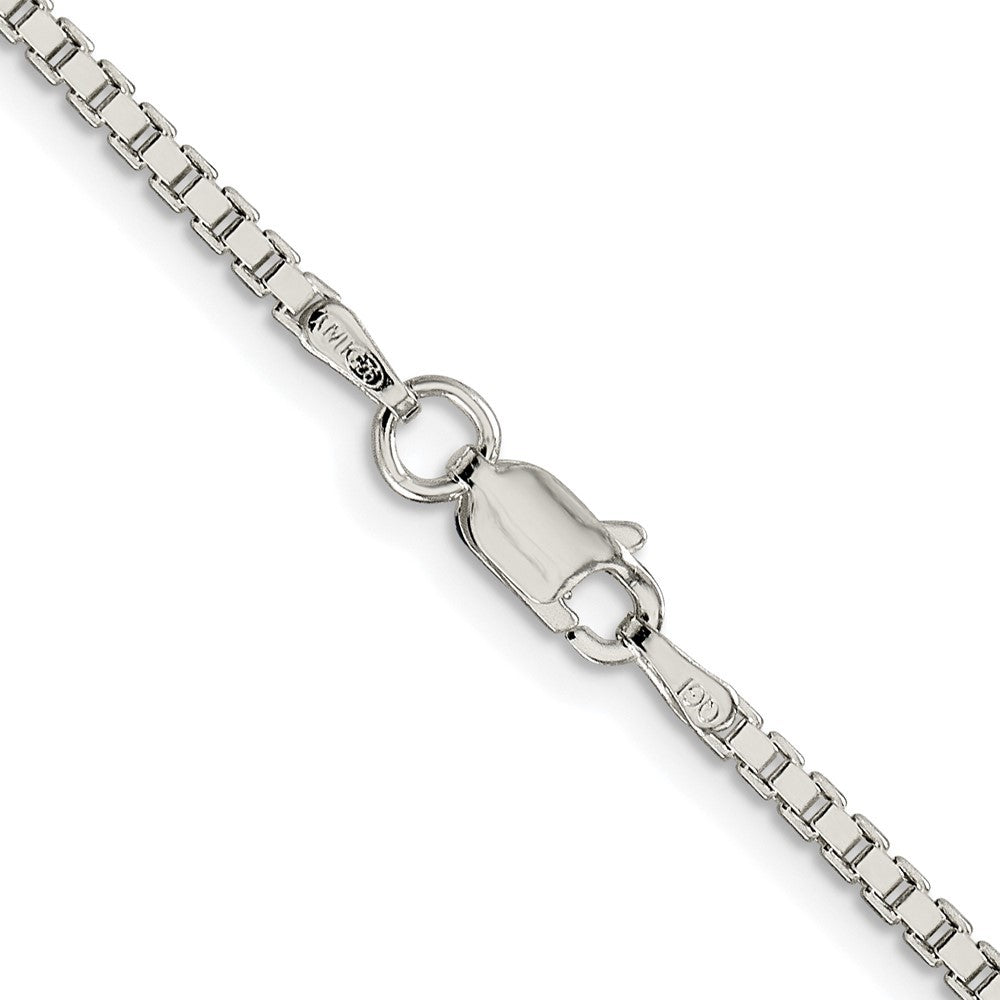 Sterling Silver Rhodium-plated 1.9mm Box Chain Necklace